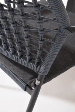 Barista Dining Stoel - Blauw - Incl. Kussen 9 Barista Dining Stoel - Blauw - Incl. Kussen -Gardenas Winkel barista dining stoel blauw incl kussen 6 3