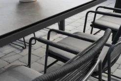 Elba Dining Stoel - Antraciet - Incl. Kussen -Gardenas Winkel elba dining stoel antraciet incl kussen 4 3