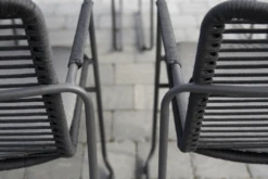 Elba Dining Stoel - Antraciet - Incl. Kussen -Gardenas Winkel elba dining stoel antraciet incl kussen 5 3