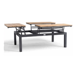 Flip-Up Coffee Tafel - 120 X 79 X 42 Cm - Teak -Gardenas Winkel flip up coffee tafel 120x79x42 cm teak 4