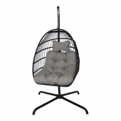 Hangstoel Norway - Inklapbaar - Zwart/Grijs
