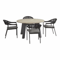 Sienna Dining Stoel - Grijs - Incl. Kussen 9 Sienna Dining Stoel - Grijs - Incl. Kussen -Gardenas Winkel sienna dining stoel grijs incl kussen 5 1