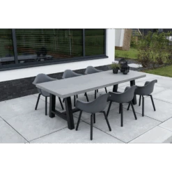 Tuintafel Toro - Betonlook - 250x100cm -Gardenas Winkel tuintafel toro betonlook 250x100cm 3