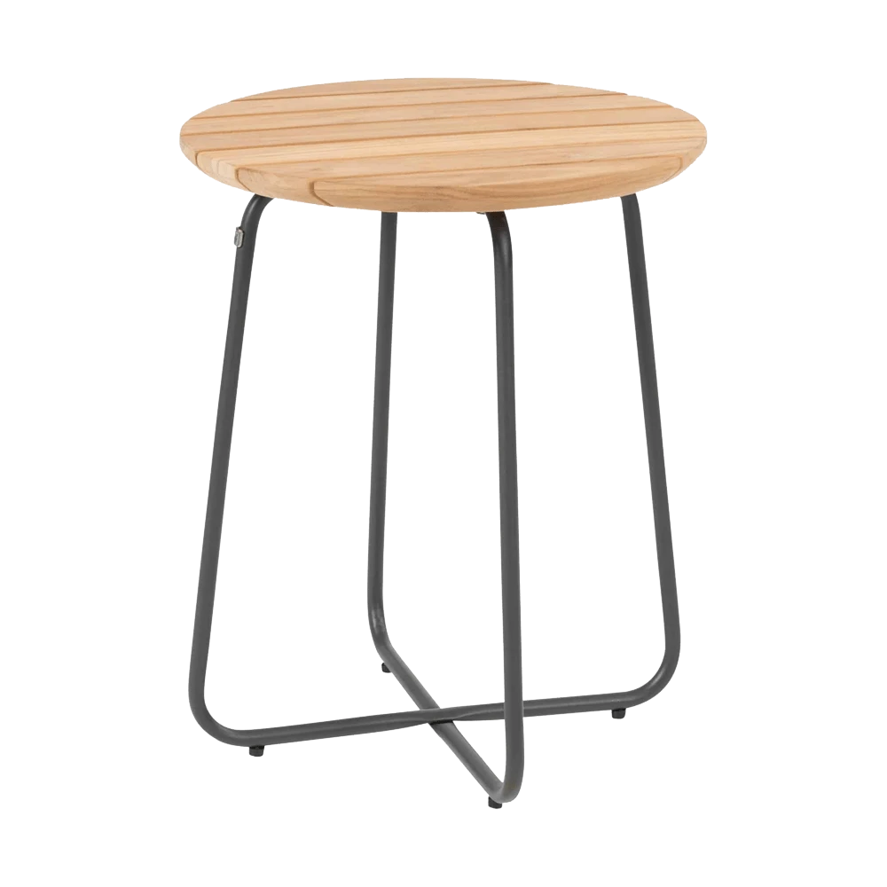 Verdi Side Tafel - U00f8 45 Cm - Natural Teak 2 Verdi Side Tafel - U00f8 45 Cm - Natural Teak - Afbeelding 2