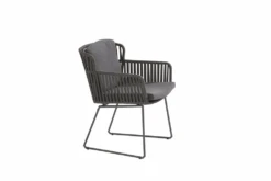 Vitali Dining Stoel - Antraciet - Incl. Kussens -Gardenas Winkel vitali dining stoel antraciet incl kussens 4 2