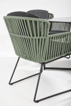 Vitali Dining Stoel - Groen - Incl. Kussens -Gardenas Winkel vitali dining stoel groen incl kussens 5 2